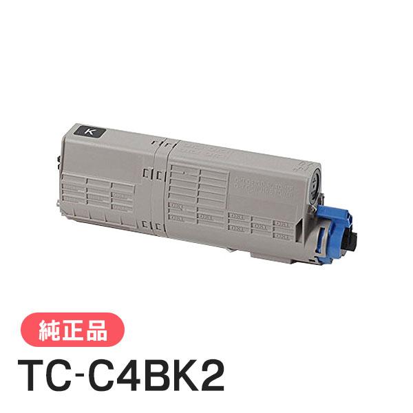 OKI ブラック トナーカートリッジ TC-C4BK2 沖データ OKI 純正品 TC-C4BK2 トナーカートリッジ ブラック(大