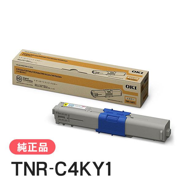 沖データ OKI 純正品 TNR-C4KY1 トナーカートリッジ イエロー