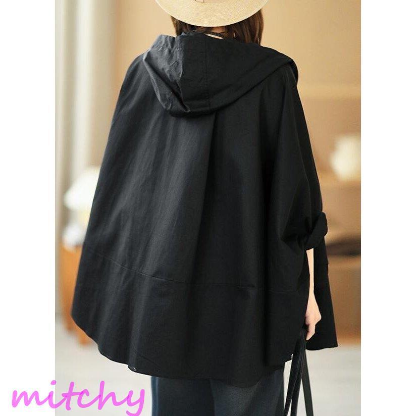 17年新作 トレンチコート マント レディース 九分袖 30代40代 スプリングコート ポンチョコート ポンチョ 秋アウター Ol 通勤 ゆったり 春コート Ortho99plus1 Com