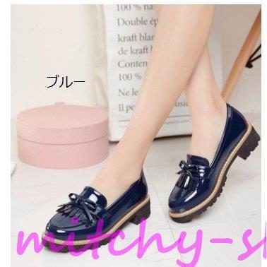 ローファー レディース 靴 エナメル 厚底 女子 大学生 高校生 通勤 おしゃれ フリンジ オックスフォード オジ靴 ヒール Iriri 0606 Ii05xpin95 ミッチーショップ 通販 Yahoo ショッピング