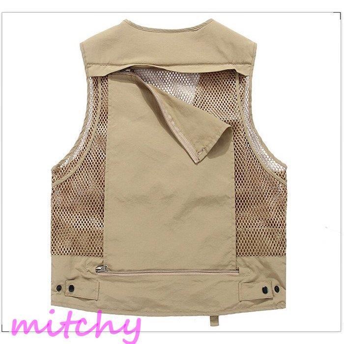高価値セリー ベスト メンズ 多機能ベスト メッシュベスト お釣りベスト アウトドアベスト 作業服 カメラマン 登山 ミリタリー ポケット多い 前開き サイズ Xl Captains Agency