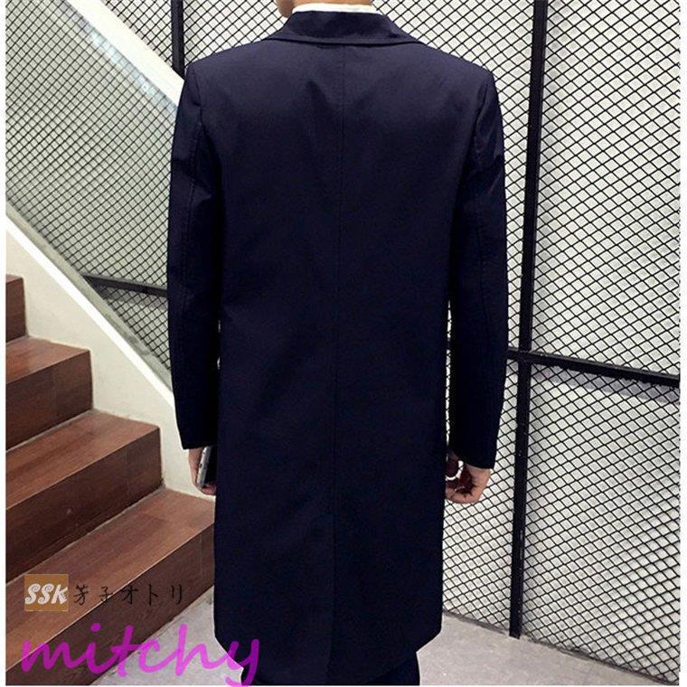 配送員設置 メンズ チェスターコート アウター 50代 40代 秋服 秋冬 防風 ロングコート ステンカラーコート ビジネスコート チェスターコート サイズ L Lifeinlacruz Com