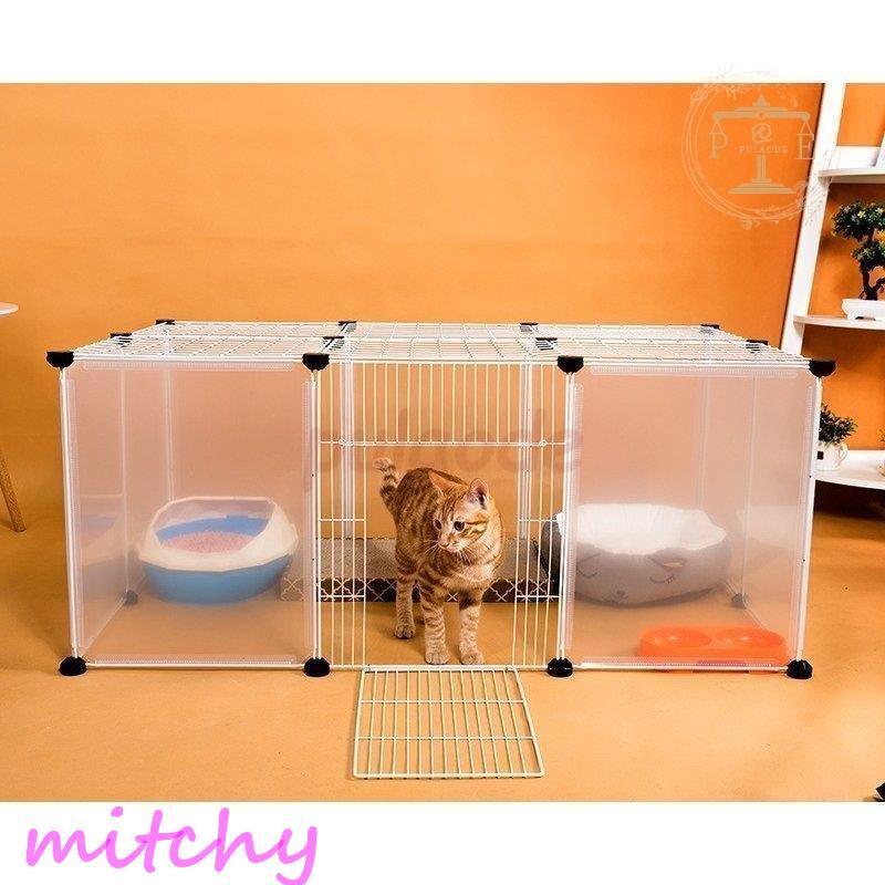 ペットケージ ペットゲージ ジョイント式 16枚セット 18枚セット 屋根付き 猫用 犬用 組み換え自由 パネル サークル 仕切り パーテーション 半