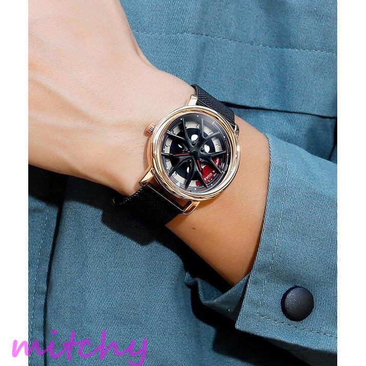 4年保証 メンズ 腕時計 40代 Sanda スピンタイプ 防水 ホイール ３d 安い おしゃれ 30代 代 腕時計 カラー ブルー