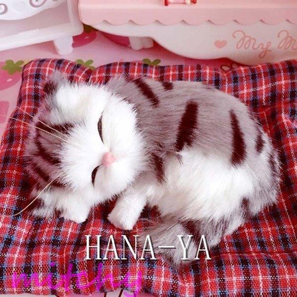 猫ぬいぐるみ 鳴る猫 リアルぬいぐるみ 動物ぬいぐるみ フワフワな手触りで癒される かわいいぬいぐるみ ファンシーグッズ 雑貨 インテリア Web限定