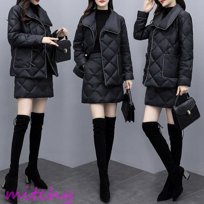 超人気新品 セットアップ 母 服 卒業式 40代 2点セット 入学式 母親 Ol 通勤 ダウンジャケット 入学式 スーツ 卒園式 長袖 スカート ママフォーマル おしゃれ セットアップ サイズ L