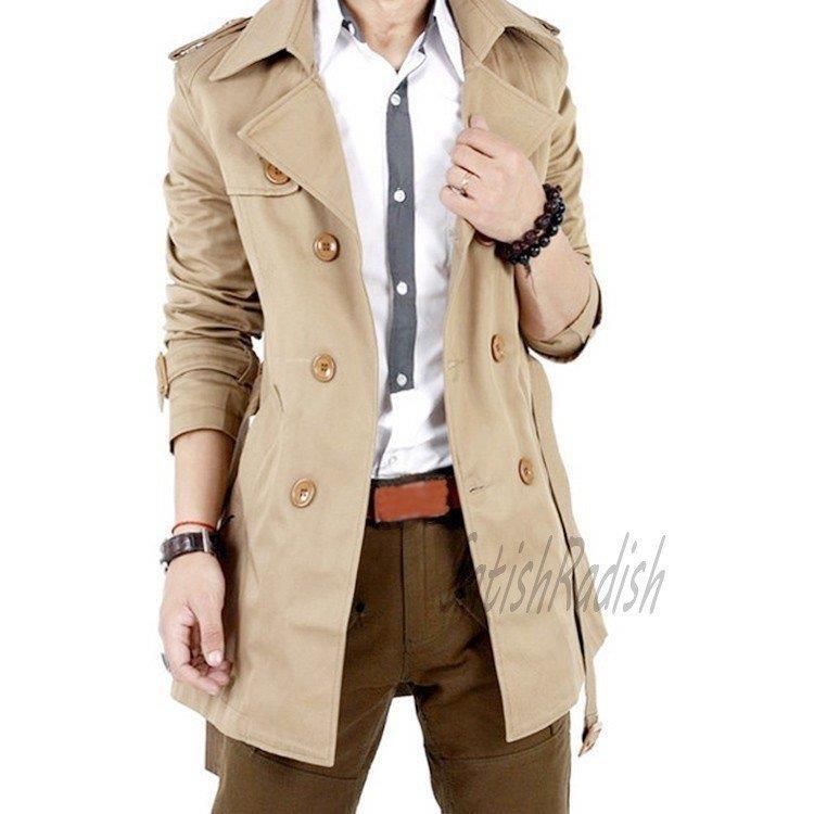 トレンチコート メンズ ロングコート ハーフコート お兄系 メンズファッション ビーコート カジュアル ビジネス 無地 ミドル丈 センターベンツ 春秋 Wwii ql603 ミッチーショップ 通販 Yahoo ショッピング