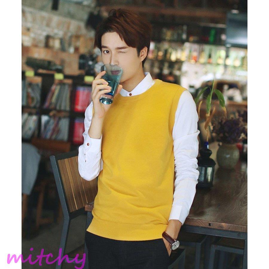 中華のおせち贈り物 大きいサイズ 無地 クルーネックニットベスト クルーネック メンズ ニットベスト ビジネスベスト Mic カジュアルノースリーブ オフィス ベスト 前開き カラー ブルー Www Oroagri Eu