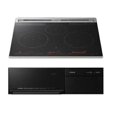 日立（HITACHI） ビルトイン IHクッキングヒーター 幅60cm HT-M8AKTF-K