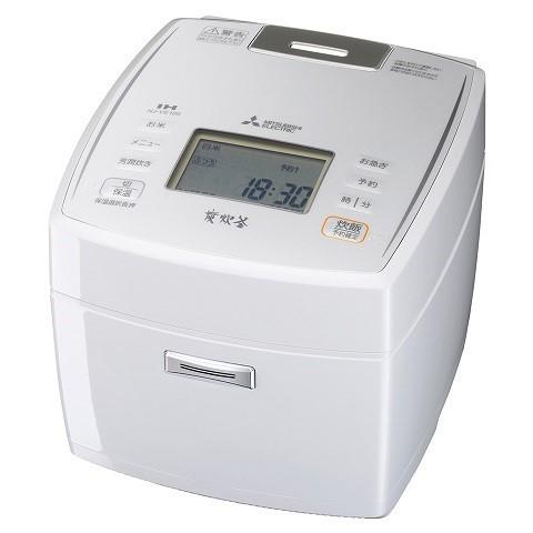 ■美品■三菱ーIH炊飯器炭炊釜　NJ-VV109-W　形 炭炊釜 【東証上場の安心企業】【新品・在庫あり☆】NJ-VV109-W