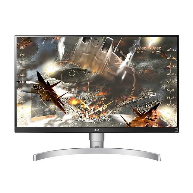 LG電子 27UL650-W 27型4K対応ワイド液晶ディスプレイ(VESA DisplayHDR 400/フレームレス/IPS/LED/液晶パネル・バックライト3年保証)/送料無料(沖縄、離島除く)