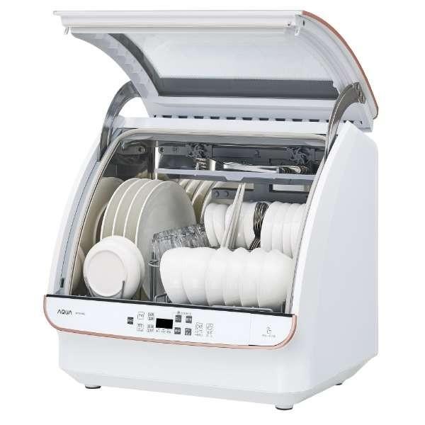 風 電気食器洗い機 AQUA / ADW-GM2 2020年製 約4人分の食器が洗える、新しくなったAQUAの食器洗い機を