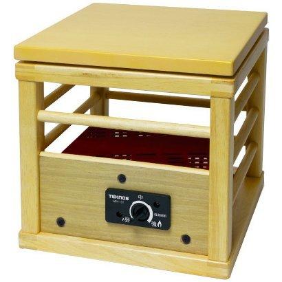 TEKNOS テクノス 一人用こたつ 100W 天板付 木目 ASK-101 | TEKNOS
