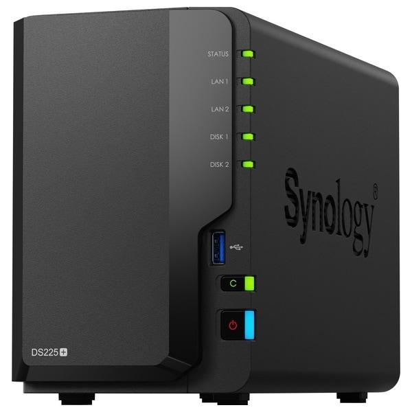 【新品・在庫】Synology/シノロジー ● DS225+   DiskStation DS225+  Intel 4コアCeleron J4125搭載2ベイNAS 東証上場の安心企業☆ | Synology
