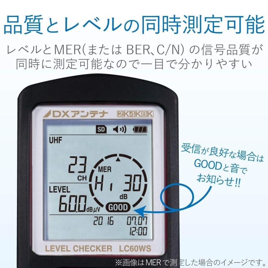 新品DXアンテナ LC60WS アンテナレベルチェッカー Amazon.co.jp: DXアンテナ デジタルレベルチェッカー 地デジ BS