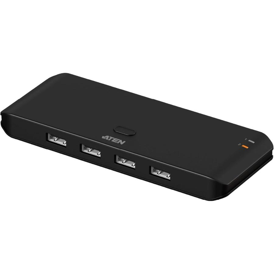 ATEN essentials PC2台用 USB2.0 切替器（4デバイス接続） US4224 | ATEN