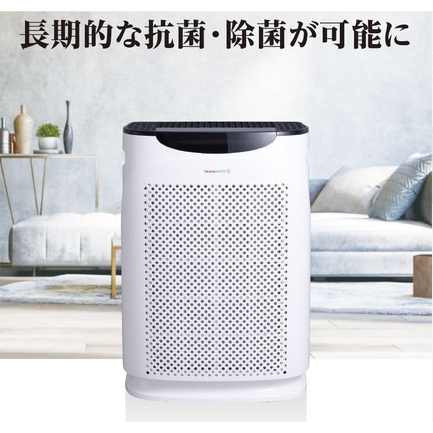YAMAMOTO 空気清浄機 AirEatフィルター使用 〜27畳 YF-AC01-WH 省エネ