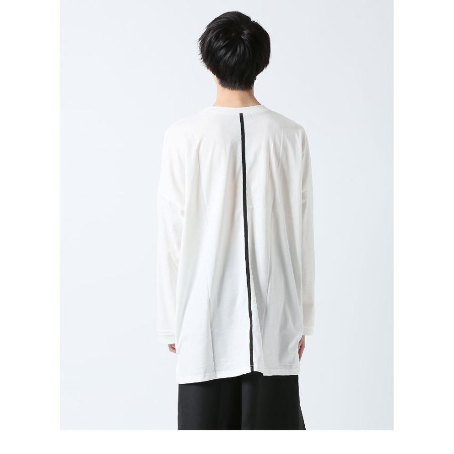 カットソー メンズ 長袖 ロング丈 ビッグシルエット モードストリート系 ロングスリーブ 袖丈長め 袖長い 袖なが ブラック 黒 白 As Super Sonic As Super Sonic 通販 Yahoo ショッピング