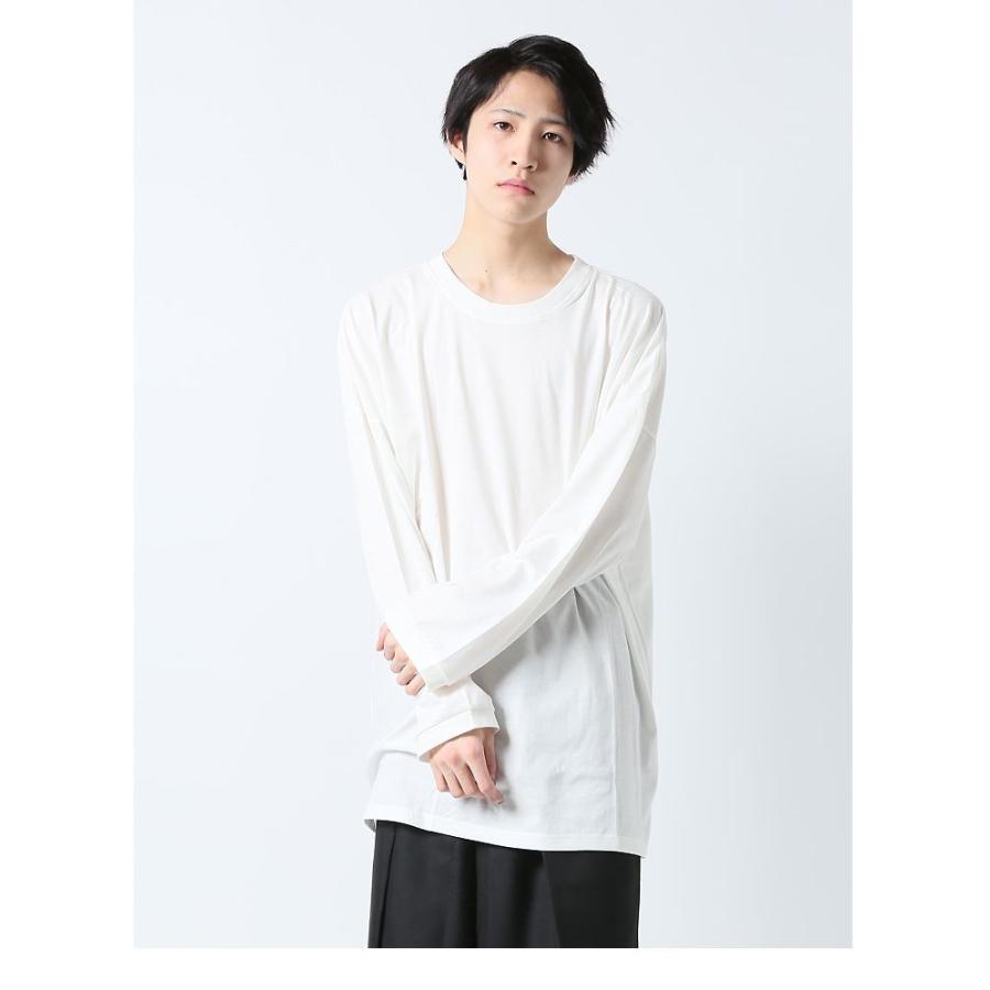 カットソー メンズ 長袖 ロング丈 ビッグシルエット モードストリート系 ロングスリーブ 袖丈長め 袖長い 袖なが ブラック 黒 白 As Super Sonic As Super Sonic 通販 Yahoo ショッピング