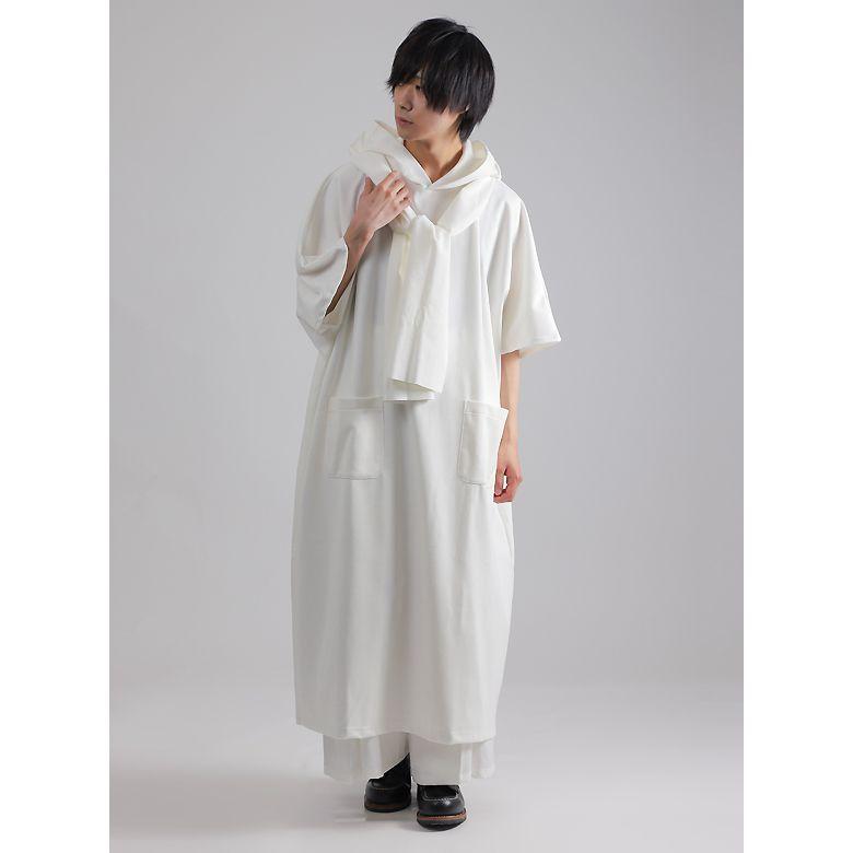 パーカー ワンピース ロング丈 ストール付 カットソー メンズ モード系 As Super Sonic As Super Sonic 通販 Yahoo ショッピング