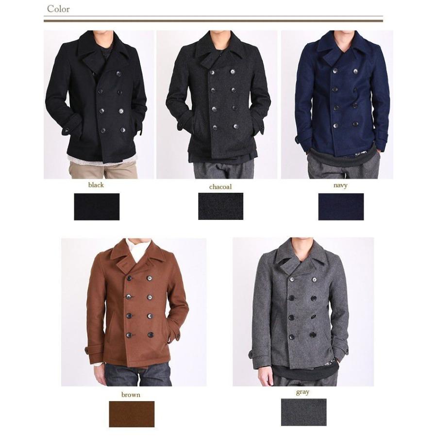 Pコート メンズ ショート丈 ウール ピーコート 日本製 As Super Sonic A As Super Sonic 通販 Yahoo ショッピング