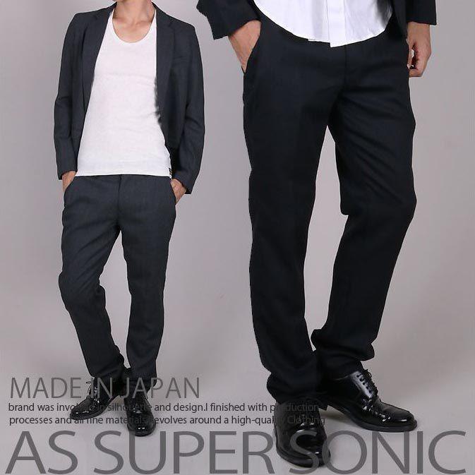 スラックス メンズ ウール トップバラッシャーパンツ カジュアルパンツ無地 ビジネス 通勤 タックスラックスパンツ As Super Sonic As Super Sonic 通販 Yahoo ショッピング