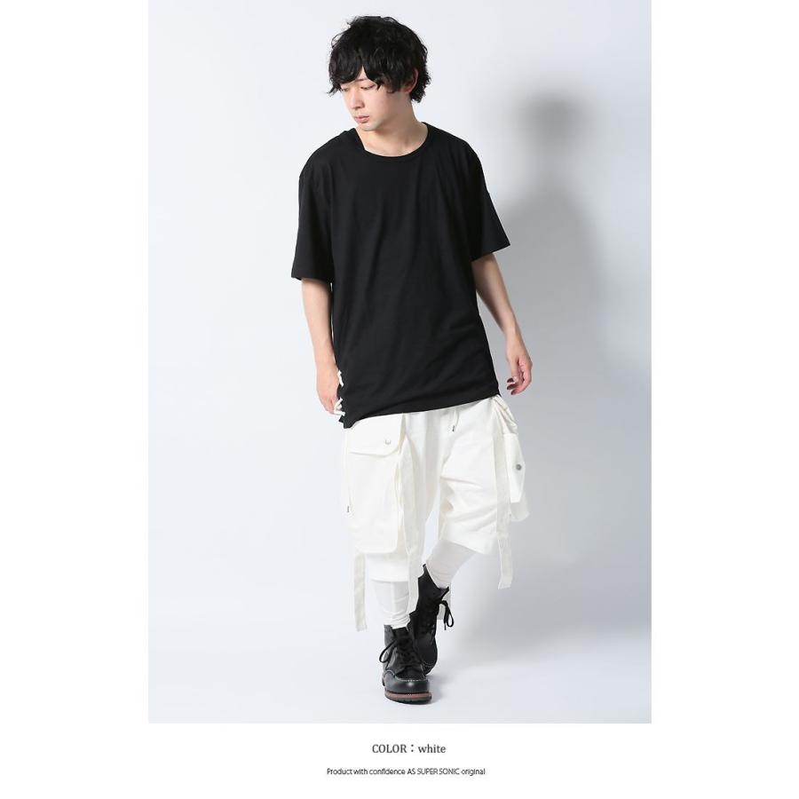 レイヤードパンツ メンズ カーゴ ハーフパンツ一体型 メンズファッション As Super Sonic As Super Sonic 通販 Yahoo ショッピング
