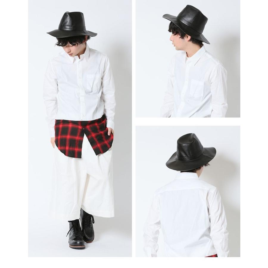 つば広 メンズ 中折れ帽 ハット レディース兼用 ブラックparashuto Assupersonic 新しいブランド