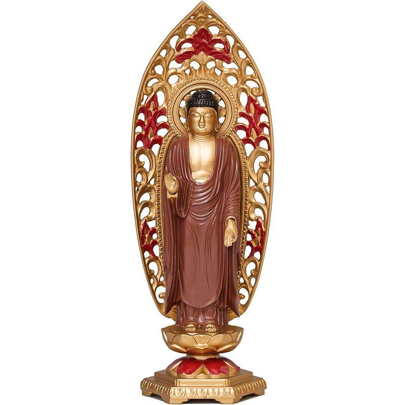 WEB限定】【WEB限定】仏像 阿弥陀如来立像 15cm （彩色仕上げ） 仏師 仏像