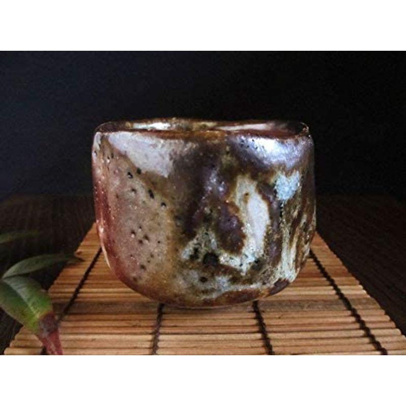 ぐい呑み 源九郎窯 加藤健 灰被 志野 ぐい呑（共箱） 源九郎窯 加藤健 灰被 志野 ぐい呑 共箱 　