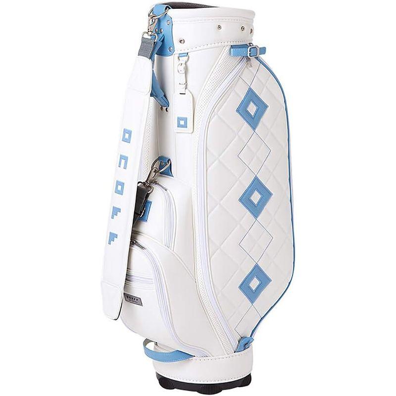 【新品 送料込み】 ONOFF オノフ キャディバッグ ホワイト×サックス OB7921-24 【G3147038036】(17370円)