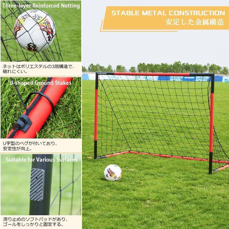早い者勝ち訳あり！ サッカーゴール KAIHAOWIN フットサルゴール 家庭用 ミニサッカーゴール 折りたたみ 室内/屋外兼用 ポータブル サッカー フットサ 【G1930227494】(10654円)
