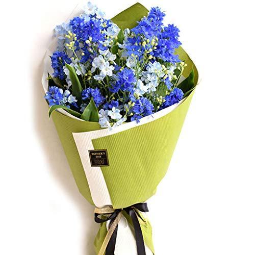 夏 デルフィニウム 青い花束 花束 サマーギフト 父の日 ギフト Renaded Com