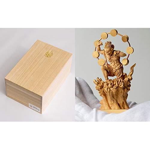 極小仏 風神 （木製：ツゲ）＿木彫り 仏像 仏像ワールド（GSBふうじん