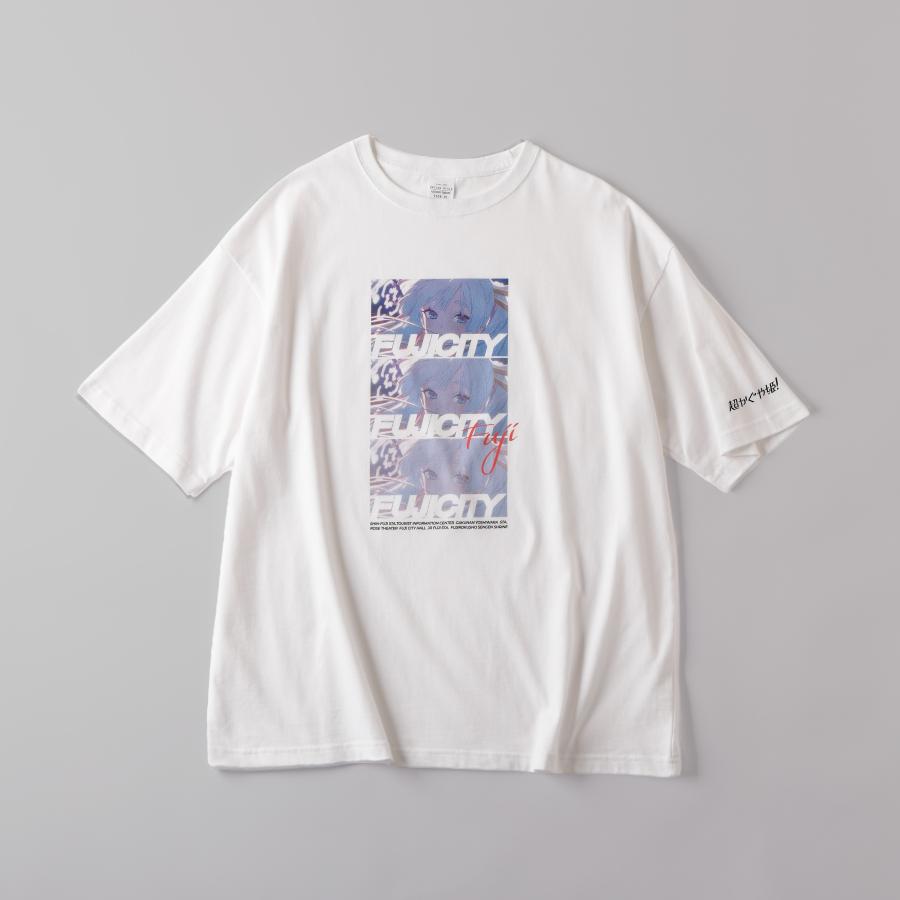 8月1日より順次発送予定】超かぐや姫！ 富士市 コラボ Tシャツ WHITE