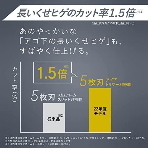 パナソニック ラムダッシュPRO メンズシェーバー 5枚刃 シルバー ES-LV5H-S 5枚刃システム 商品情報 アゴ下トリマー刃を搭載した で長いくせヒゲのカット率1 5倍 当社従来品との比較 当社調べ こだわりの と 高速リニアモーター を搭載2種4枚の極薄深剃り刃と絞り出し機構で 肌にやさしく 肌面より深くヒゲをカットアゴ下の複雑な凹凸にもぴったり密着する 密着５Dヘッド