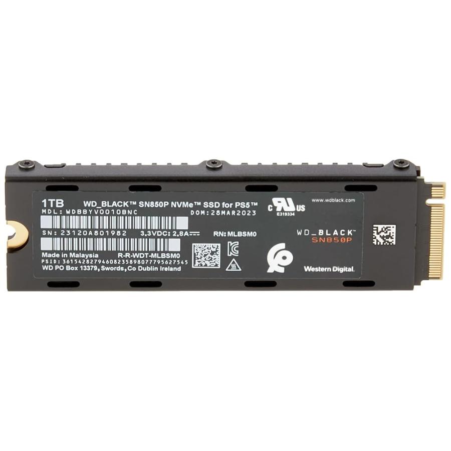 ウエスタンデジタル Western Digital 内蔵SSD 1TB PS5公式ライセンス版