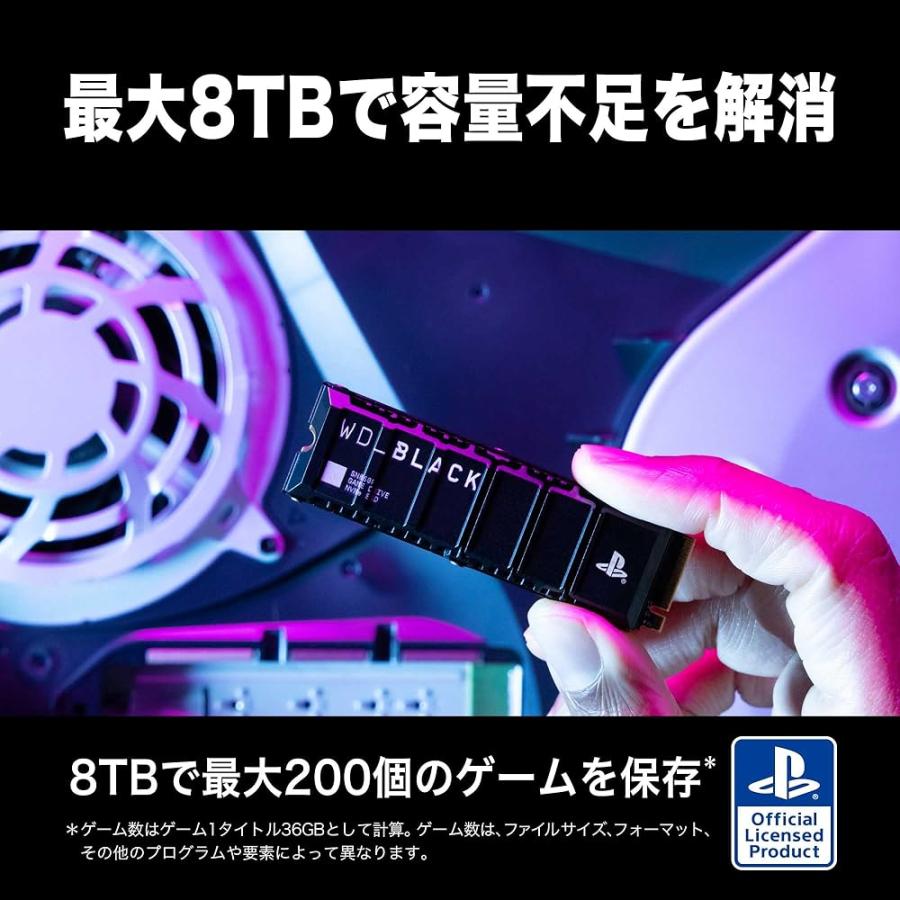 ウエスタンデジタル Western Digital 内蔵SSD 1TB PS5公式ライセンス版