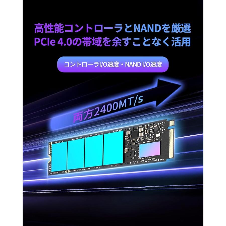 Acer Predator M.2 SSD 1TB GM7 NVMe2.0 2280 PCIe Gen4×4 超高速