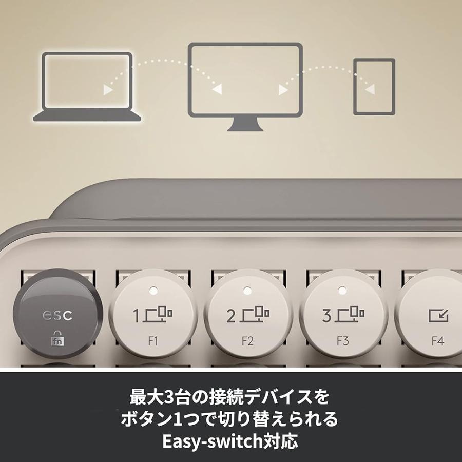 Logicool POP KEYS K730GY メカニカル ワイヤレス キーボード