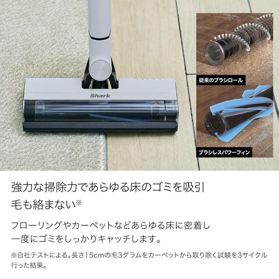 Shark シャーク 掃除機 スティック コードレス EVOPOWER SYSTEM FIT コードレススティッククリーナー LC100J グレーの画像
