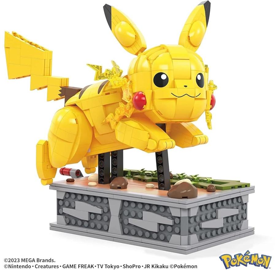 メガブロック(MEGA BLOKS) ポケモン ピカチュウが走る! ムービング ピカチュウ ブロックセット ピース数:1095ピース 12才から HGC23_1