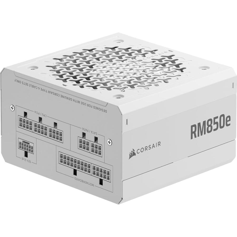CORSAIR RM850e 2025ホワイトモデル PC電源ユニット 850W PCIE 5.1