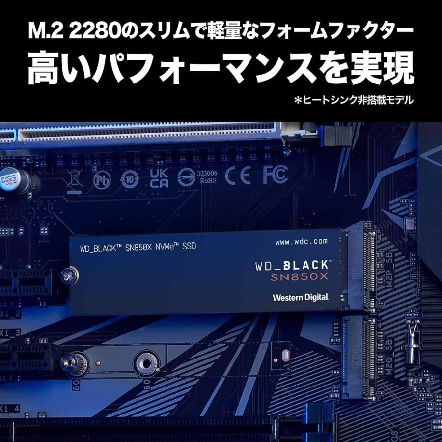 Western Digital ウエスタンデジタル WD BLACK M.2 SSD 内蔵 1TB NVMe