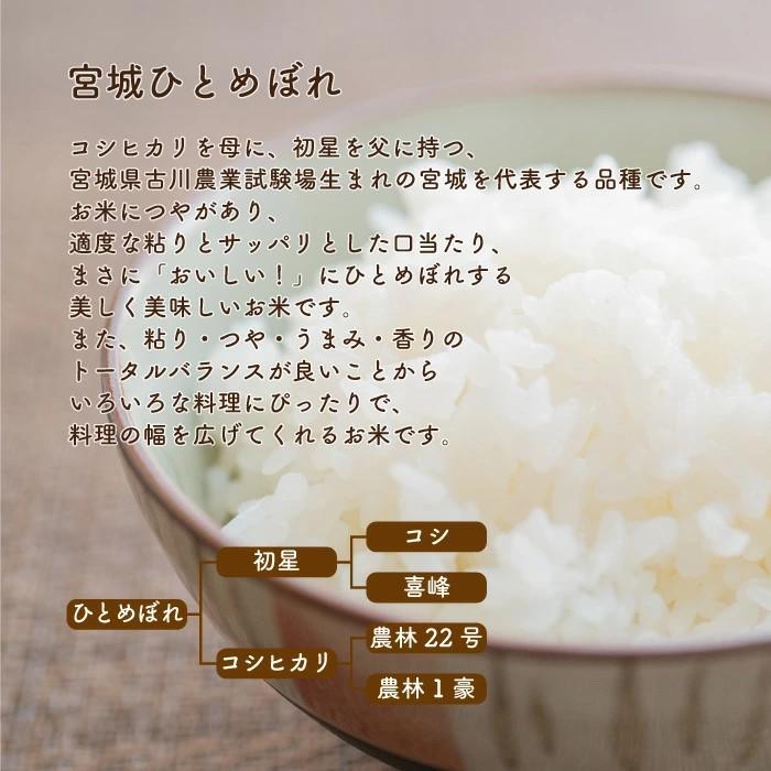 ひとめぼれ 30kg：￥23400 → ￥20700 【厳選米！玄米】令和7年 宮城県