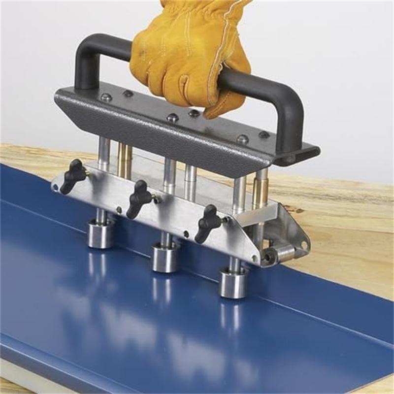 ベンダー 曲げ 工具、3 ステーション エッジ ローラー ベンダー、曲げ角度 0?90° 屋根板金曲げツール、板金エッジ ローラー ベンダー、0.3?1.0mm の金属板に適_7