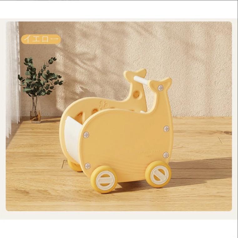 モチワゴン　手押し車 Amazon | Gorocking おもちゃ収納箱 ボックス 手押し車 赤ちゃん