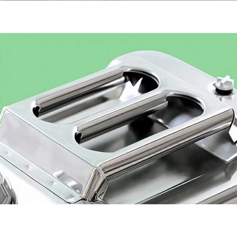 緊急用携行缶 軽量 ガソリン携行缶 ノズル付きボトルタイプ ステンレス 鋼板厚 ステンレス業務用 保管用に 430ステンレス鋼 5L 10L 15L 20L ノズル直径4.5mm |  | 04