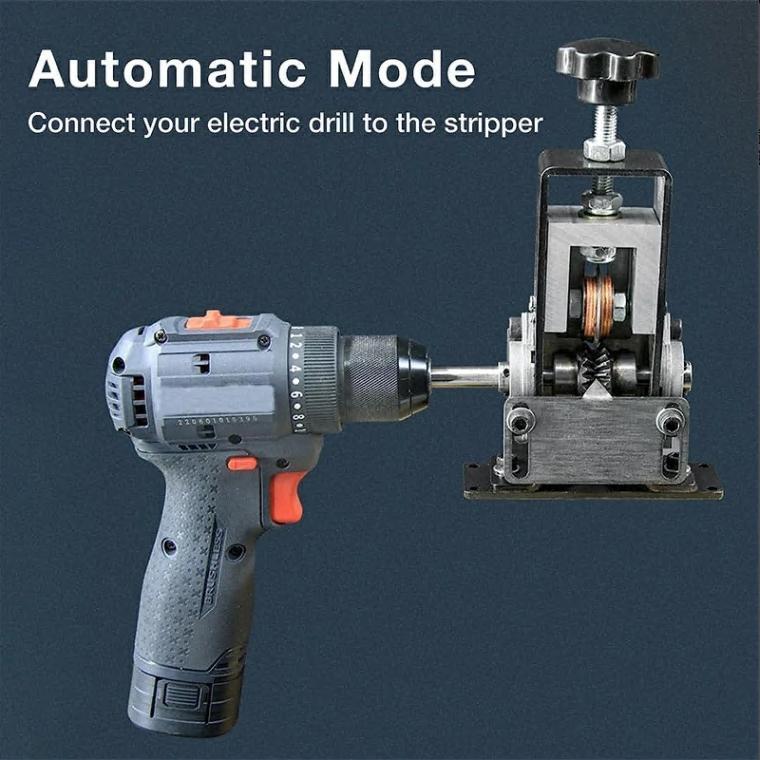 ワイヤーストリッパー 手動剥線機 Φ1-30mm ワイヤー適用 剥線器 電線皮むき工具 スムーズに剥ける ケーブル剥離機 多機能ポータブル金属コンパクトツール |  | 05