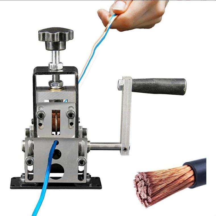 ワイヤーストリッパー 手動剥線機 Φ1-30mm ワイヤー適用 剥線器 電線皮むき工具 スムーズに剥ける ケーブル剥離機 多機能ポータブル金属コンパクトツール |  | 07